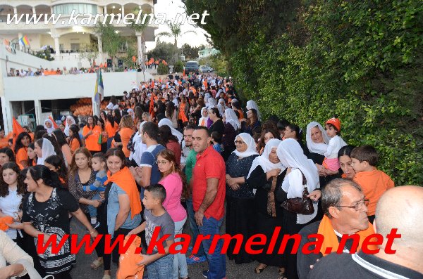 اكبر افتتاح مقر انتخابي في تاريخ دالية الكرمل !
